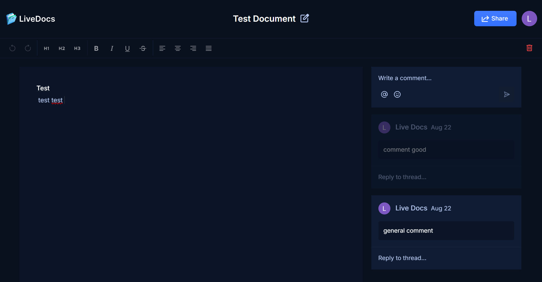 LiveDocs